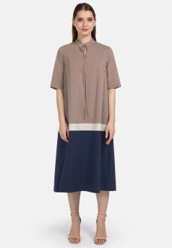 HELMIDGE Robe De Jour Beige Femme