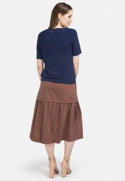 HELMIDGE KNOTEN AUSSCHNITT Blouse Blau Femme -HELMIDGE Soldes Boutique 8eb04771221b4baea131d004822bb221