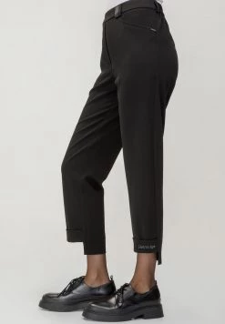 HELMIDGE STRAIGHT Pantalon Classique Schwarz Femme -HELMIDGE Soldes Boutique 8ee24cb617df4b0fbbb01167d05a8484