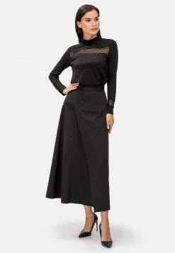 HELMIDGE Femme Sweatshirt Schwarz