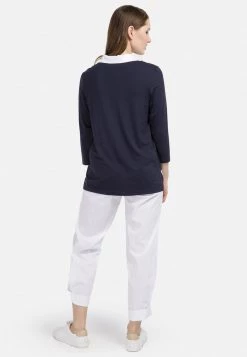 HELMIDGE Femme KRAGEN Blouse Blue 10 HELMIDGE Femme KRAGEN Blouse Blue -HELMIDGE Soldes Boutique 906663128e81436db8ce1f7ec3fc91b4