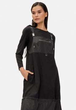 HELMIDGE Femme Robe De Jour Schwarz -HELMIDGE Soldes Boutique 90d798e641154719a1bf844950d5dec0