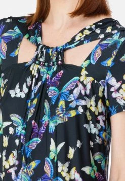 HELMIDGE Femme Robe De Jour Blau -HELMIDGE Soldes Boutique 91f12a12594c473d977baf72e275e708