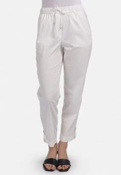 HELMIDGE Femme Pantalon Classique Milchig