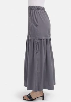 HELMIDGE Jupe Longue Dunkel Grau Femme -HELMIDGE Soldes Boutique 955e1b7a663f4177bc0246c794508582