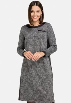 HELMIDGE Robe Pull Black Femme