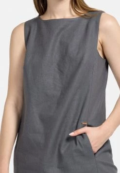 HELMIDGE Robe De Jour Dunkel Grau Femme -HELMIDGE Soldes Boutique 987b8664a5ca40cfb674e09077a787e4