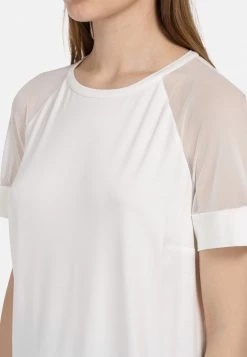 HELMIDGE Femme KURZARMBLUSE BLUSE Blouse Milchig -HELMIDGE Soldes Boutique 98e8f813c87b424abe4cb7c244a4296c