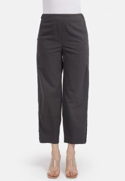 HELMIDGE Femme Pantalon Classique Dunkel Khaki