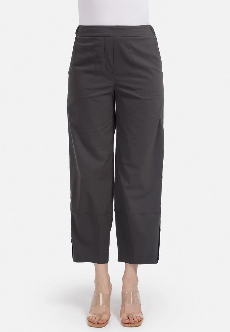 HELMIDGE Femme Pantalon Classique Dunkel Khaki 3 HELMIDGE Femme Pantalon Classique Dunkel Khaki