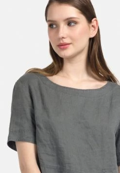 HELMIDGE Femme Robe De Jour Khaki -HELMIDGE Soldes Boutique 99506451591f4b36956a4e3282bb16f3