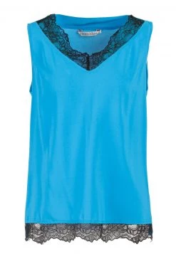 HELMIDGE Femme MIT V AUSSCHNITT Blouse Royal -HELMIDGE Soldes Boutique 99507f204696465ebe65d521431ac69a