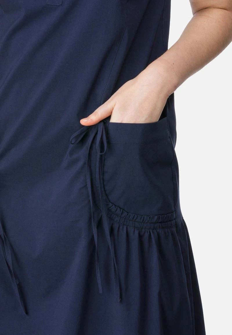 HELMIDGE Robe Chemise Blau Femme 6 HELMIDGE Robe Chemise Blau Femme – Image 4