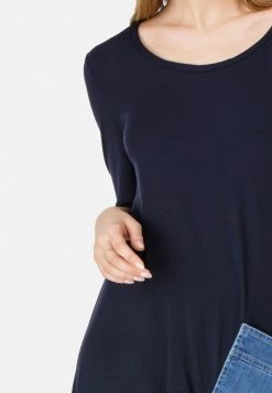 HELMIDGE Femme Robe Longue Blau -HELMIDGE Soldes Boutique 9cd0dfd6f80942bea75bea0a4cbbea04