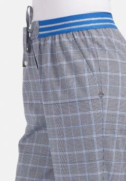 HELMIDGE Femme Pantalon Classique Grau Hellblau -HELMIDGE Soldes Boutique a106a6a2ef794d66952ce1eb47a270aa