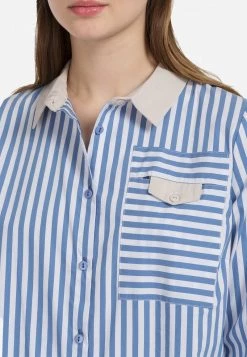 HELMIDGE Femme Chemisier Hellblau -HELMIDGE Soldes Boutique a21bdf63256a45e8a5ab15d016646004