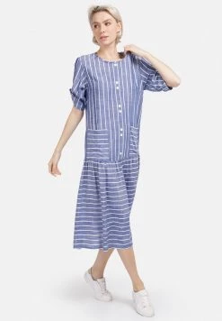 HELMIDGE Robe De Jour Hellblau Femme -HELMIDGE Soldes Boutique a23bacca370447a69ea5bcff229ad23b
