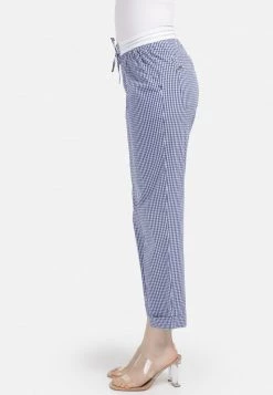 HELMIDGE Femme GLITZEREFFEKT Pantalon Classique Hellblau -HELMIDGE Soldes Boutique a284f159807b4ab992fc8218c032c218