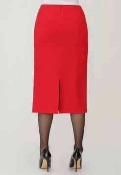 HELMIDGE MIDI Jupe Crayon Rot Femme -HELMIDGE Soldes Boutique a2c5bfe08f184bca8955b5461ae05635