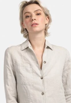 HELMIDGE Chemisier Beige Femme -HELMIDGE Soldes Boutique a314da1892e64c09bdf8518ac6ce9641