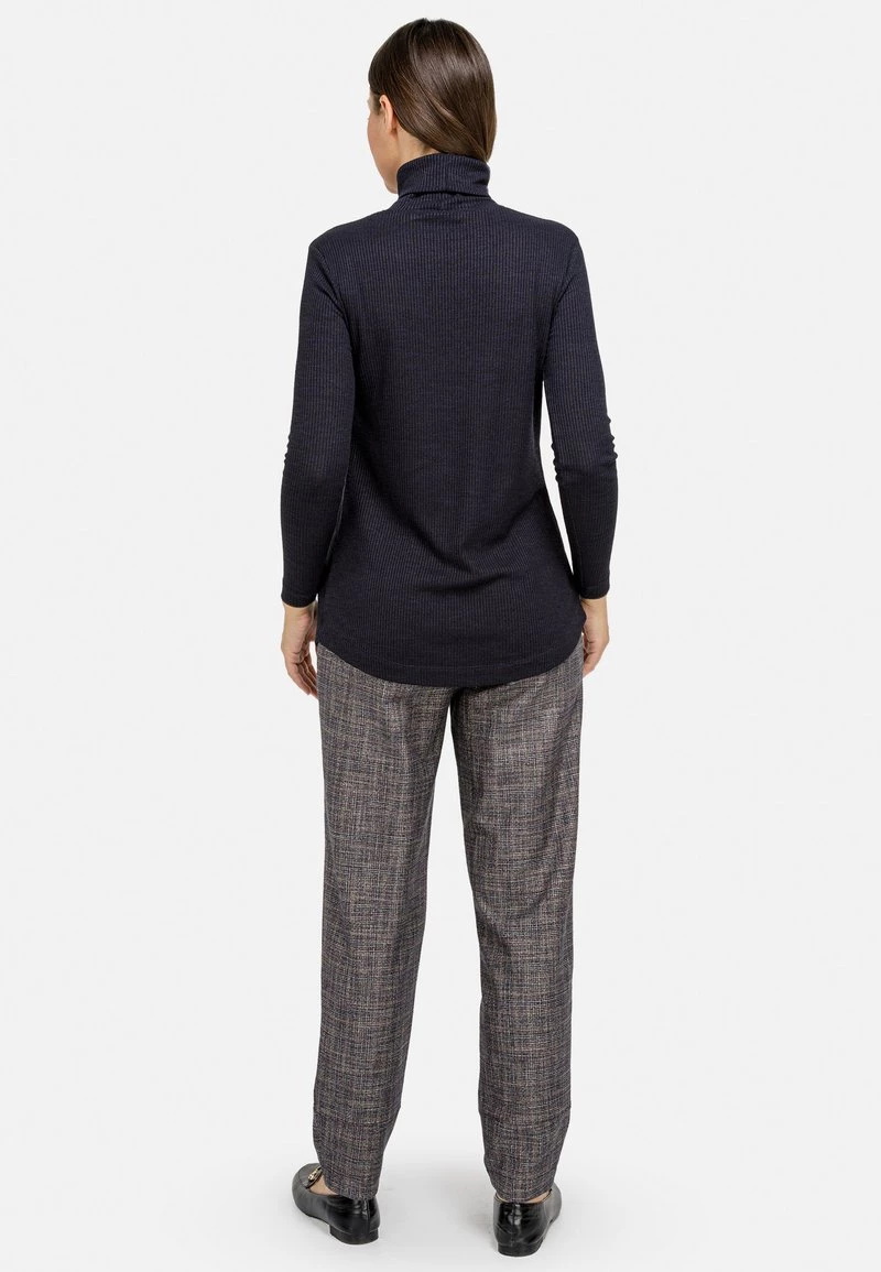 HELMIDGE T Shirt à Manches Longues Dunkel Blau Femme 5 HELMIDGE T Shirt à Manches Longues Dunkel Blau Femme – Image 3