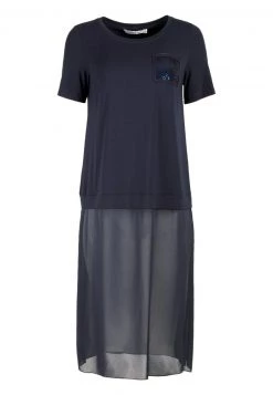 HELMIDGE KURZARMBLUSE BLUSE Blouse Blau Femme -HELMIDGE Soldes Boutique a3b2efa26ef348079c7560ed381abe88