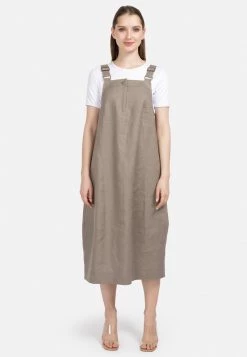 HELMIDGE Femme Robe De Jour Beige