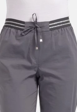 HELMIDGE GLITZEREFFEKT Pantalon Classique Dunkel Grau Femme -HELMIDGE Soldes Boutique a68497077ec9453a9b5f7c8063239b11