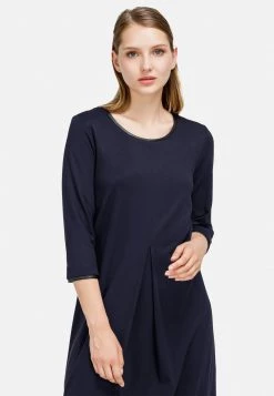 HELMIDGE Robe De Jour Dunkel Blau Femme -HELMIDGE Soldes Boutique a801012a46304c1485d9746e437242d7