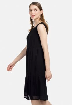 HELMIDGE Femme Robe De Jour Schwarz -HELMIDGE Soldes Boutique a831d9d767de4a1f816b5f06e9957f5c
