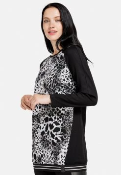 HELMIDGE Femme T Shirt à Manches Longues Schwarz/weiss 10 HELMIDGE Femme T Shirt à Manches Longues Schwarz/weiss -HELMIDGE Soldes Boutique aa6c0eb0abf94903a0c7e887ed34d5c3