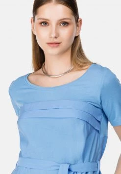 HELMIDGE Femme Robe De Jour Hellblau -HELMIDGE Soldes Boutique aa6fd8e377314dff92ee1fc8ea643a21