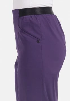 HELMIDGE MIT ELASTISCHEM BUND Pantalon Classique Lila Femme -HELMIDGE Soldes Boutique aabb2e316840468299a56da2406530c8