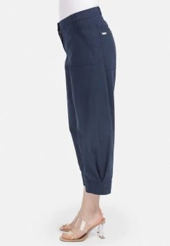 HELMIDGE Pantalon Classique Dunkel Blau Femme -HELMIDGE Soldes Boutique ab280d4cc4044c38b02febd94b20aed8