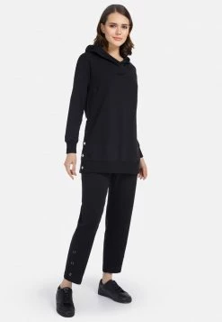 HELMIDGE LOCKEREN SCHNITT Sweat à Capuche Schwarz Femme -HELMIDGE Soldes Boutique abc01648ecac48c7a9147ebd206e9fc8