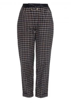 HELMIDGE KARO DESSIN Pantalon Classique Schwarz Femme -HELMIDGE Soldes Boutique ac3f2a00d16048918d61ca4db9252767