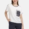 HELMIDGE Femme T Shirt Imprimé Milchig -HELMIDGE Soldes Boutique ace257ecbb1540d1b0bfc9b937284782