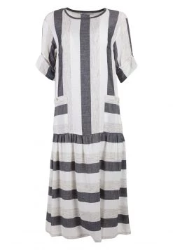 HELMIDGE Femme Robe De Jour Grau -HELMIDGE Soldes Boutique ad0a91c24b0b4a7e92f4b45a09057fe4