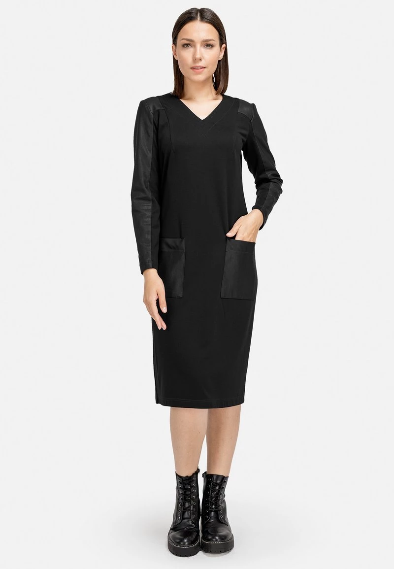 HELMIDGE Femme Robe De Jour Schwarz 3 HELMIDGE Femme Robe De Jour Schwarz