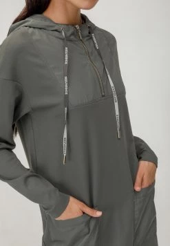 HELMIDGE Femme Robe En Jersey Hellkhaki -HELMIDGE Soldes Boutique aef2efefd1684b7c8dfe3e5f66e10b8d