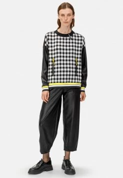 HELMIDGE Sweatshirt Schwarz Weiss Femme