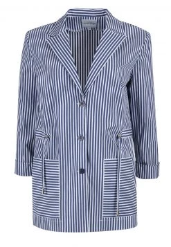 HELMIDGE Blazer Blau Femme -HELMIDGE Soldes Boutique b0b1098b5e50464fa1a35e42396a2ebe