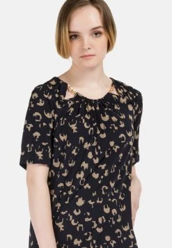 HELMIDGE Robe Fourreau Dunkel Blau Beige Femme 12 HELMIDGE Robe Fourreau Dunkel Blau Beige Femme -HELMIDGE Soldes Boutique b25bf102eed74980ae73cf570369ab5d