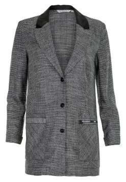 HELMIDGE Femme Manteau Court Schwarz Grau -HELMIDGE Soldes Boutique b299b93862264628970fd00b6b47c44b