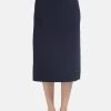 HELMIDGE Jupe Crayon Dunkel Blau Femme