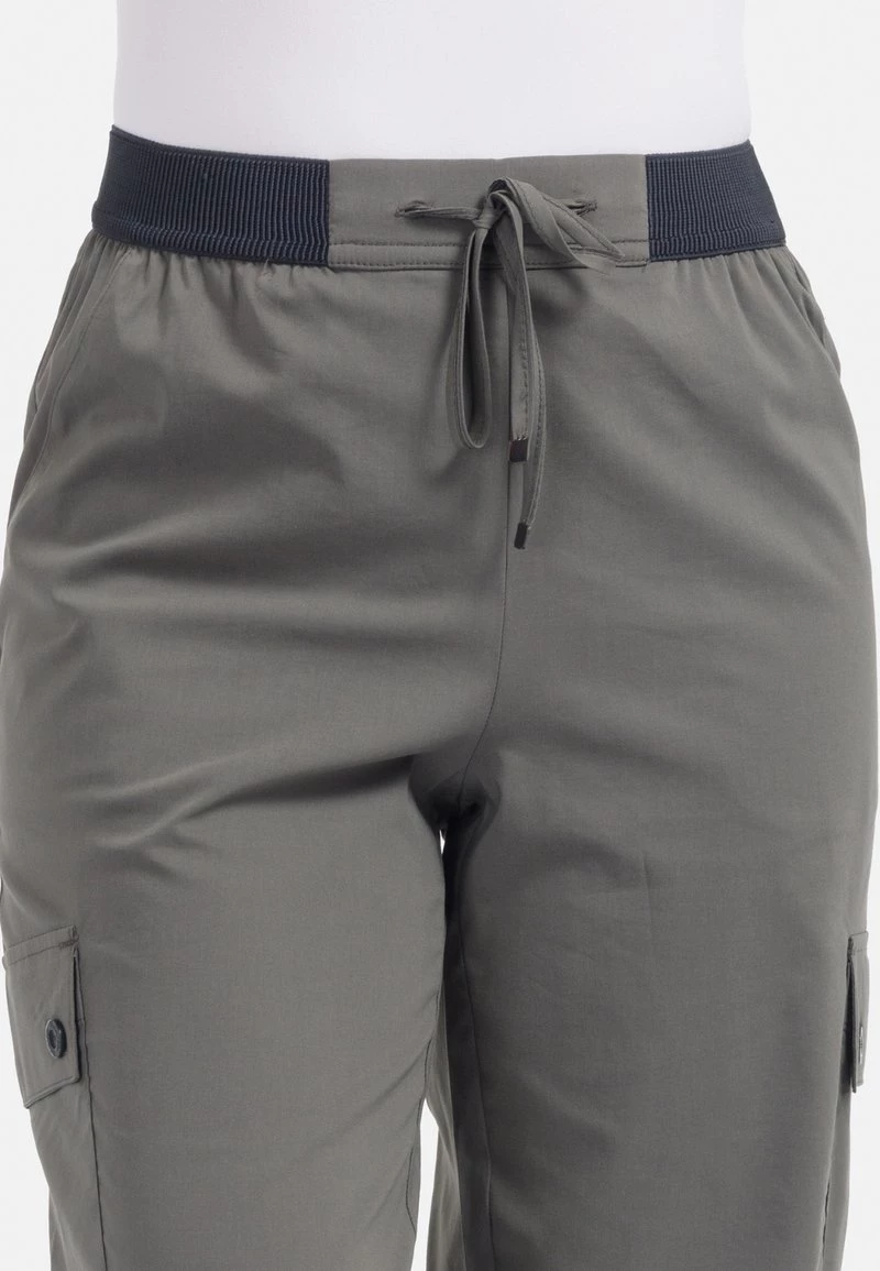 HELMIDGE ELASTISCHEN BUND Pantalon Cargo Khaki Femme 6 HELMIDGE ELASTISCHEN BUND Pantalon Cargo Khaki Femme – Image 4