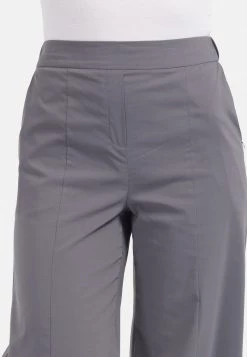 HELMIDGE Femme Pantalon Classique Dunkel Grau -HELMIDGE Soldes Boutique b4ce6267f0bb41529e143b8e8b6ac2e7