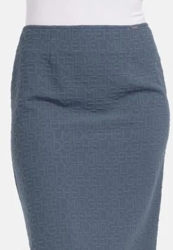 HELMIDGE Femme Jupe Crayon Dunkel Grun -HELMIDGE Soldes Boutique b5f04b75af50473288b24493d2abe972