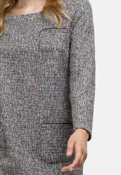 HELMIDGE Femme Robe Pull Grau -HELMIDGE Soldes Boutique b62a6a0a955047feb6a4a7784add7633