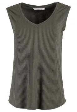 HELMIDGE Débardeur Khaki Femme -HELMIDGE Soldes Boutique b669b55f871c4a77b361578d35d802c0